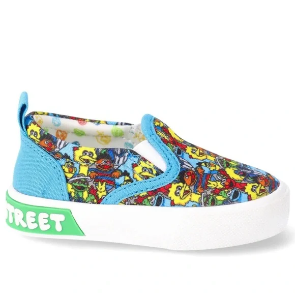 Colorful Sesame Street Kids Slip-On Shoes - Picture 5 of 7